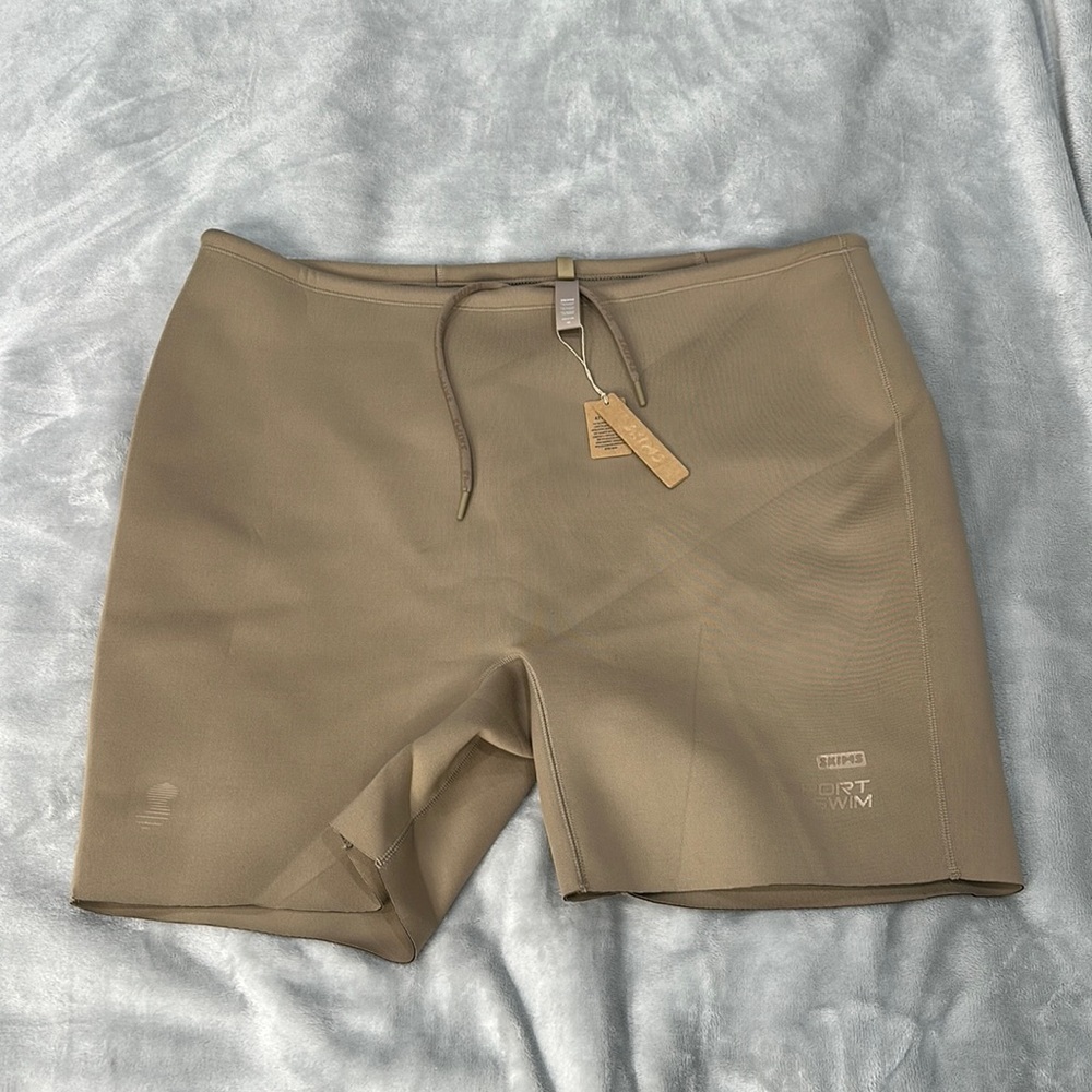 NEW 4X SKIMS Sport Swim MID THIGH SHORT Desert SW-MWS-0053 - Picture 1 of 7